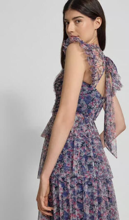 Lipsy Slim fit blousetop met smokdetails - Foto 4