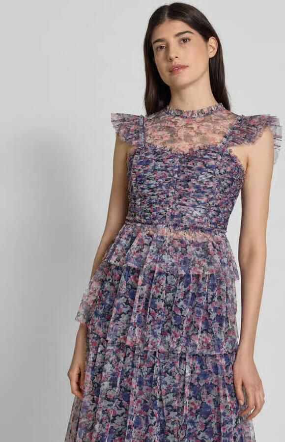 Lipsy Slim fit blousetop met smokdetails - Foto 3