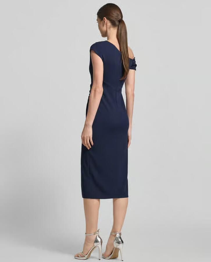 Lipsy Slim fit jurk in asymmetrisch design - Foto 3