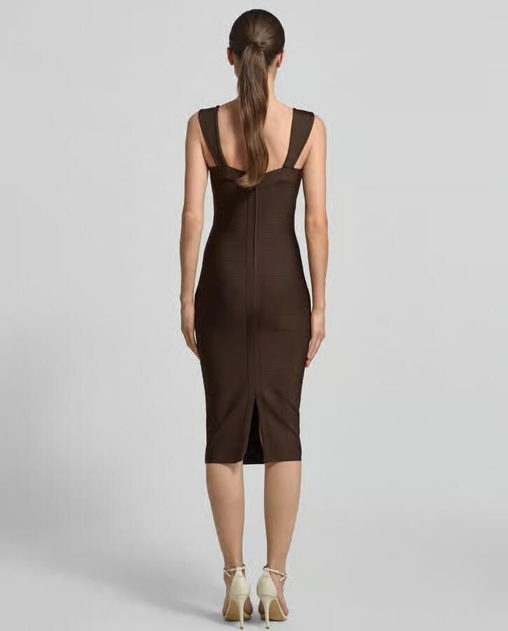 Lipsy slim fit jurk in mouwloos design - Foto 2