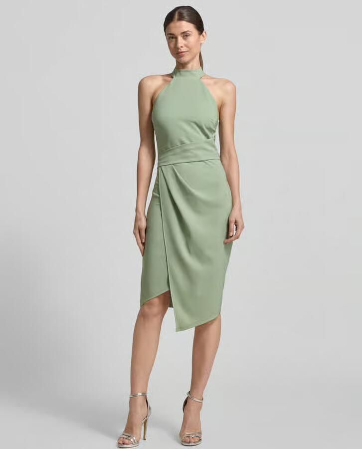 Lipsy slim fit jurk met structuurpatroon - Foto 3