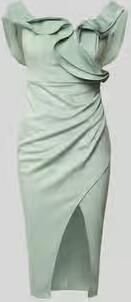 Lipsy slim fit midi-jurk met loopsplit