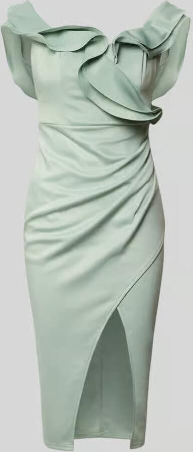 Lipsy slim fit midi-jurk met loopsplit - Foto 2