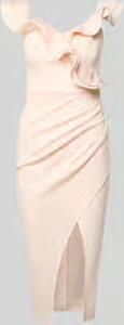Lipsy slim fit midi-jurk met loopsplit