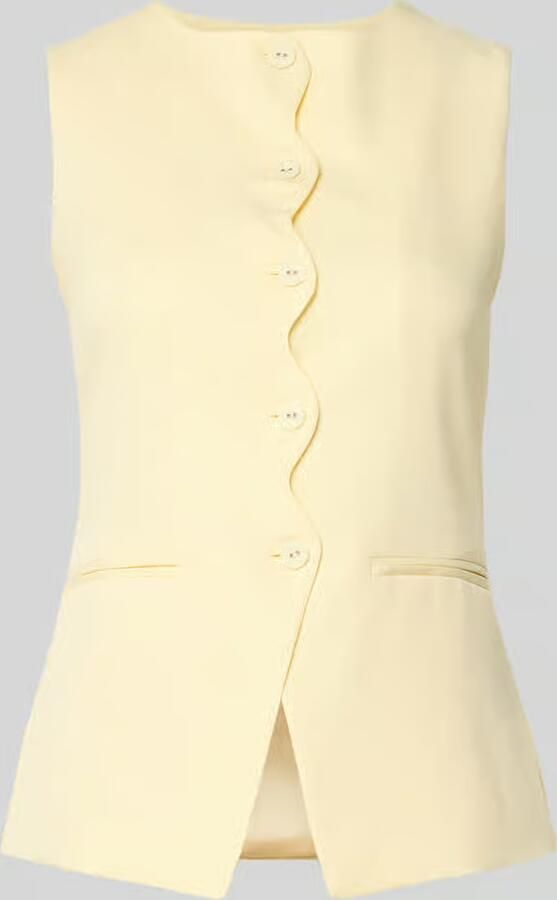 Little Mistress Bodywarmer met ronde hals en paspelzakken - Foto 2