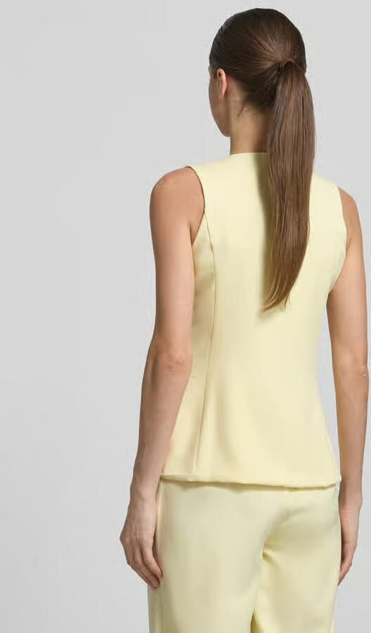 Little Mistress Bodywarmer met ronde hals en paspelzakken - Foto 2