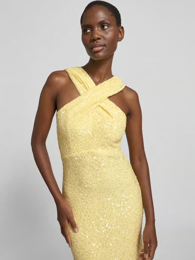 Little Mistress midi-jurk met pailletten