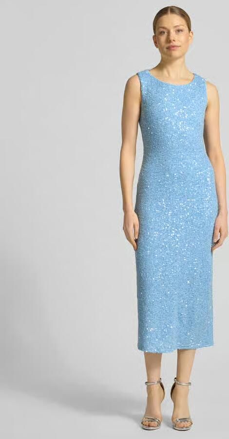 Little Mistress midi-jurk met pailletten - Foto 3