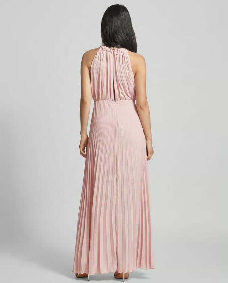 Liu Jo Geplooide Jurk Slim Fit Pink Dames