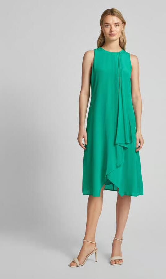 LIU JO BLACK Cocktailjurk van viscose in effen design - Foto 2