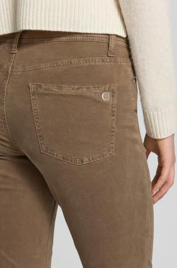 CAMBIO Corduroy broek in verkorte pasvorm model 'PIPER CROPPED'