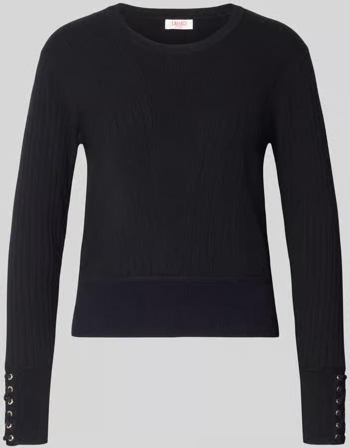 Liu Jo Sport Gebreide pullover van viscosemix model 'MAGLIA' - Foto 2