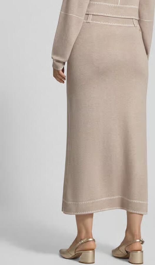 Liu Jo Sport Midirok van viscosemix met zijde-aandeel model 'Gonna Maglia' - Foto 3