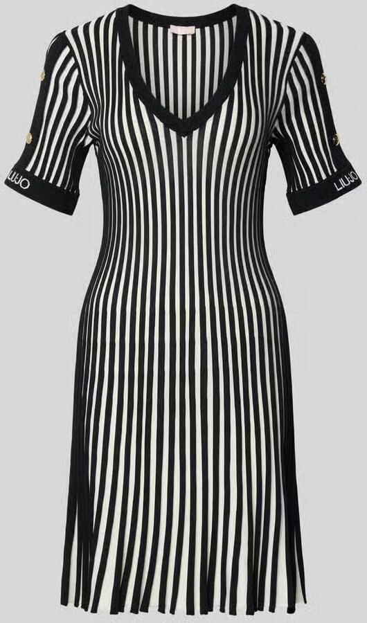 LIU JO SPORT Mini-jurk met ribboorden