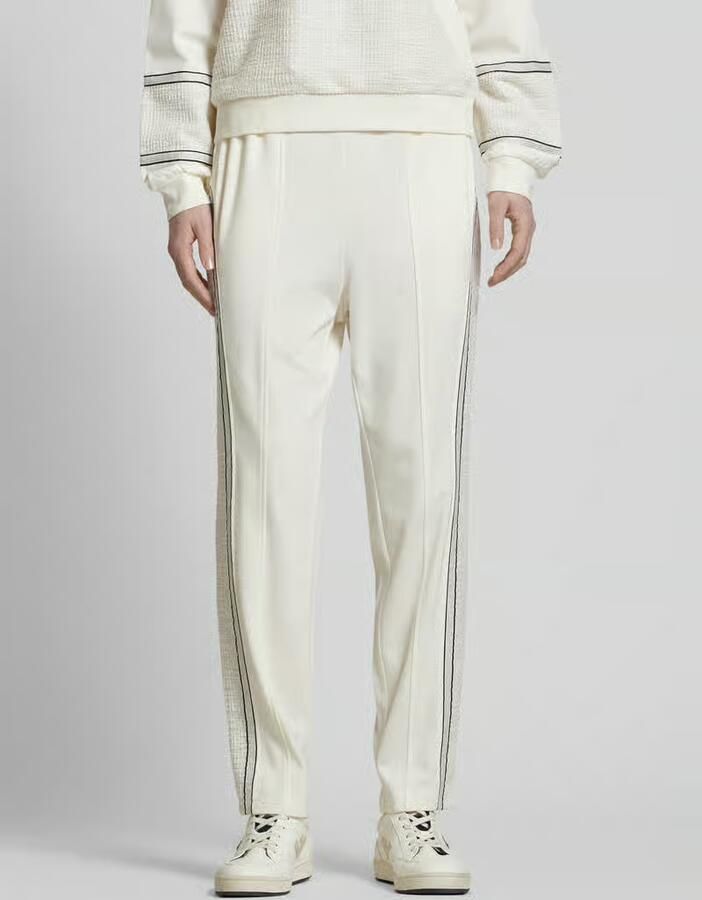 LIU JO SPORT Regular fit sweatpants met galonstrepen - Foto 3