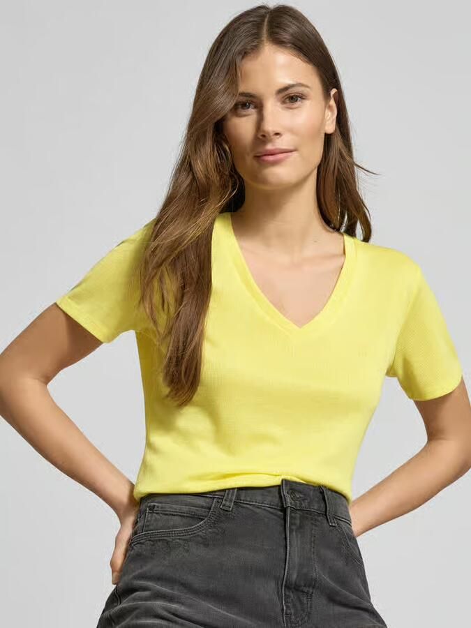 LIU JO SPORT Regular Fit T-shirt van viscosemix