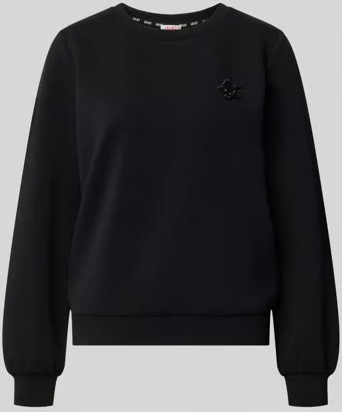 Liu Jo Sport relaxed fit sweatshirt van viscosemix model 'Felpa'