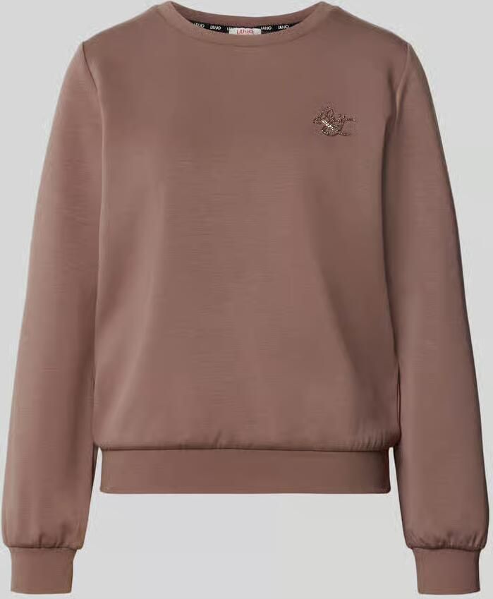 Liu Jo Sport relaxed fit sweatshirt van viscosemix model 'Felpa' - Foto 2