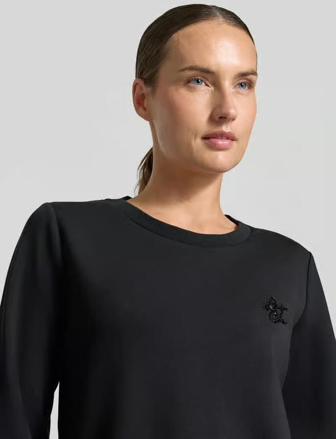 Liu Jo Sport relaxed fit sweatshirt van viscosemix model 'Felpa'