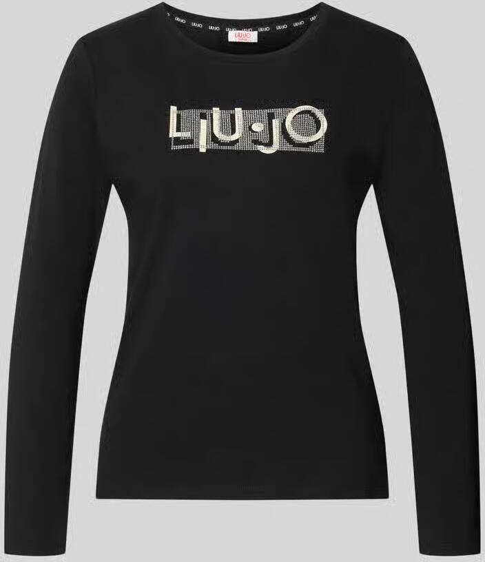 Liu Jo Sport Shirt met lange mouwen van katoenmix