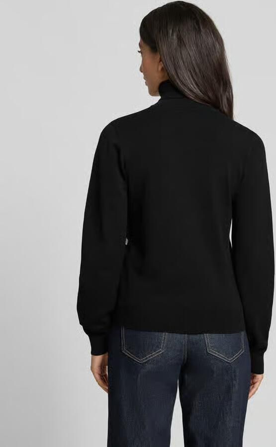 LIU JO SPORT Slim fit coltrui van viscosemix in gebreide look