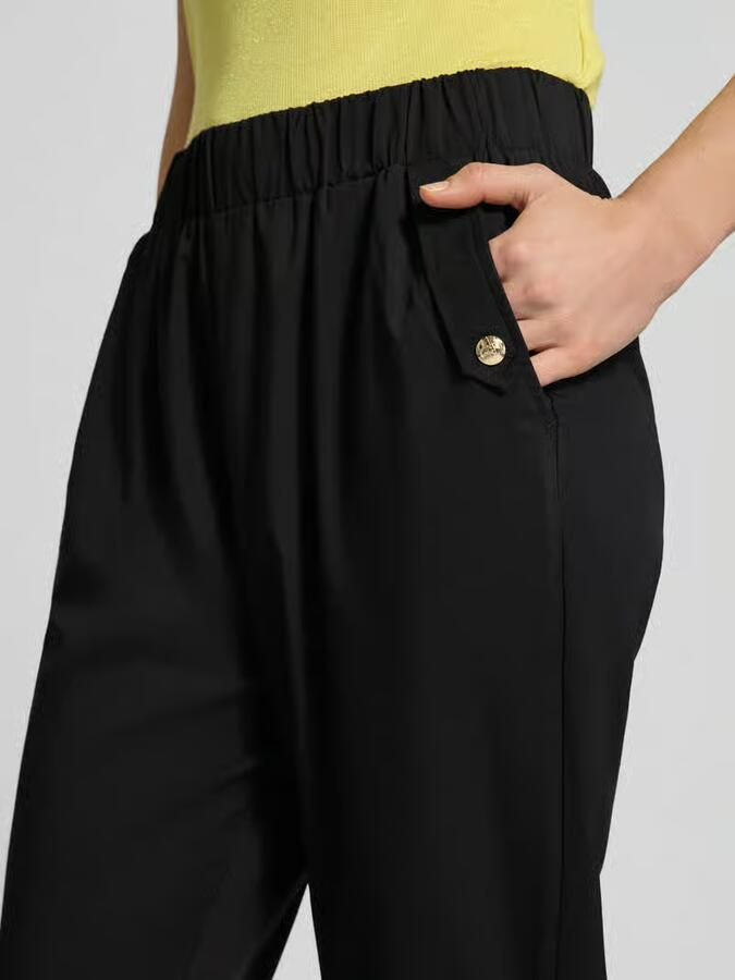 Liu Jo Sport Straight fit stoffen broek met viscose