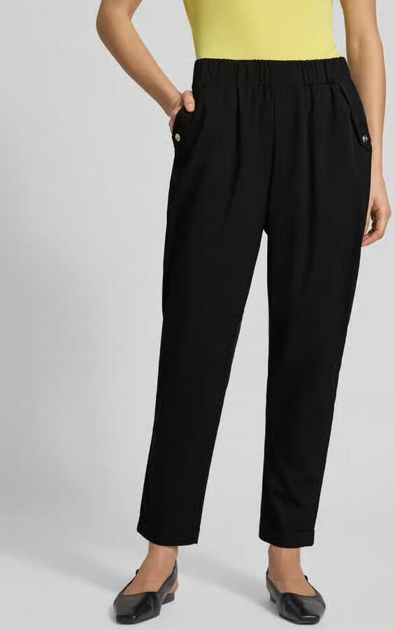 Liu Jo Sport Straight fit stoffen broek met viscose - Foto 2