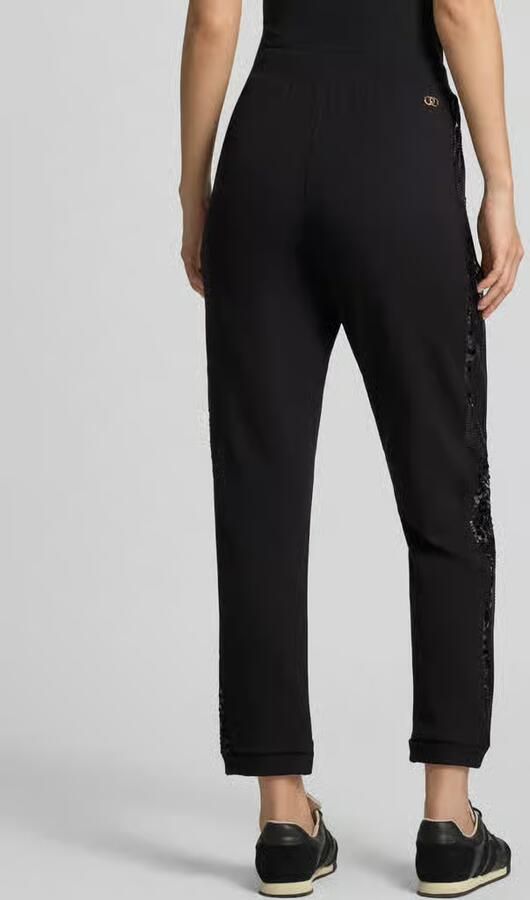 Liu Jo Sport Sweatpants van mix van viscose en elastaan met pailletten - Foto 3