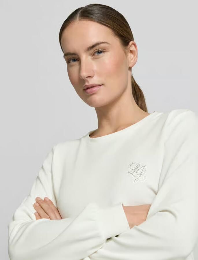 Liu Jo Sport sweatshirt van modalmix met ronde hals