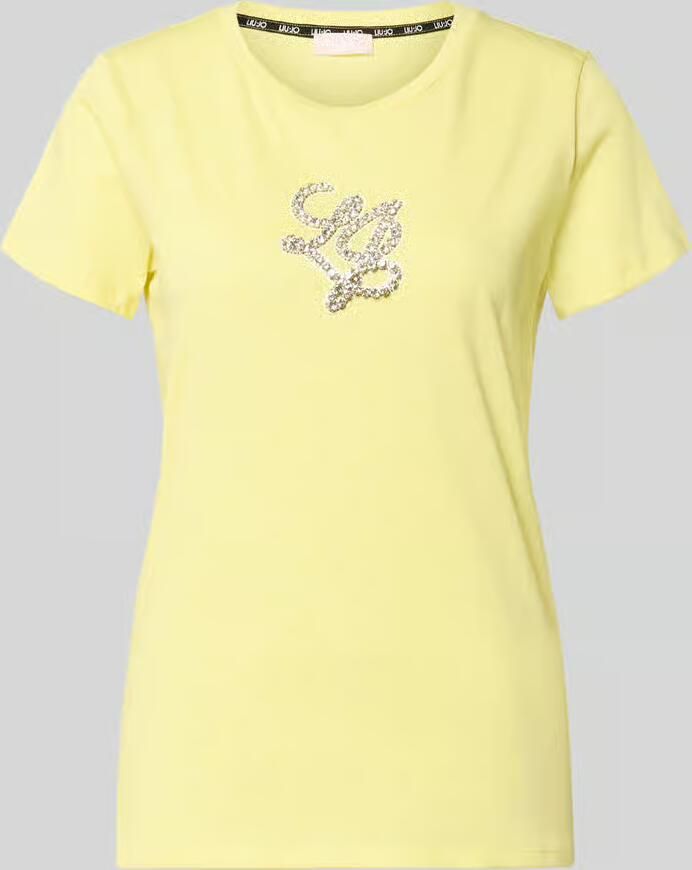 Liu Jo Sport T-shirt met ronde hals en met strass-steentjes - Foto 2