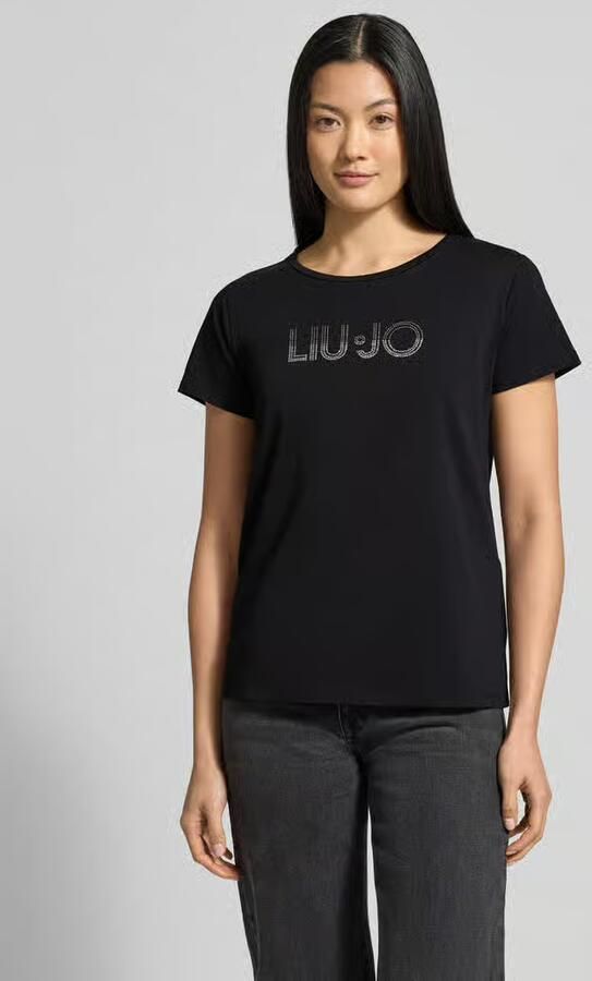 Liu Jo Sport T-shirt met ronde hals en siersteentjes - Foto 3