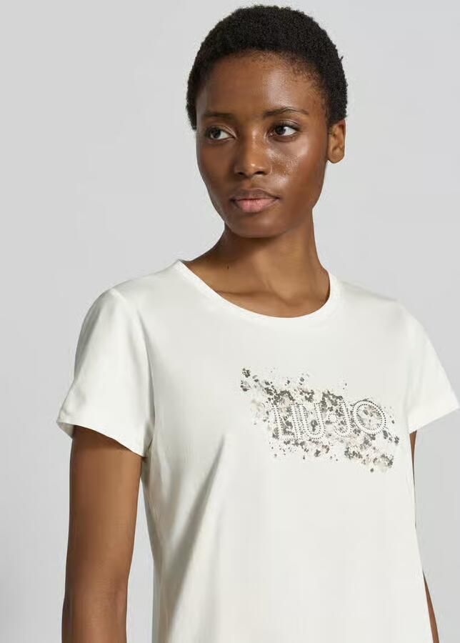 Liu Jo Sport T-shirt met strass-steentjes - Foto 2