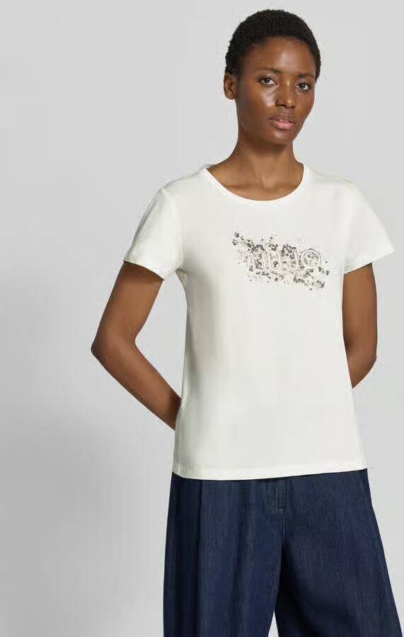 Liu Jo Sport T-shirt met strass-steentjes - Foto 2