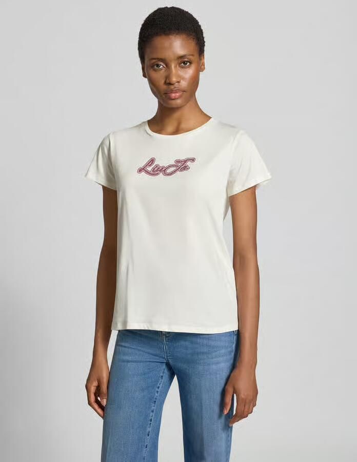 Liu Jo T-shirt Korte Mouw BASIC T-SHIRT TF6283 JS923 - Foto 2
