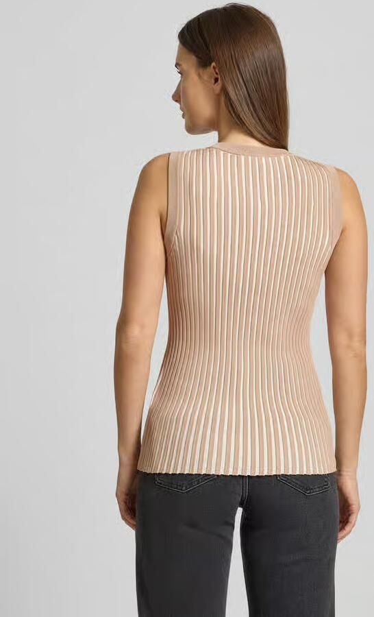 Liu Jo Sport Tricottop van viscosemix met sierknopen
