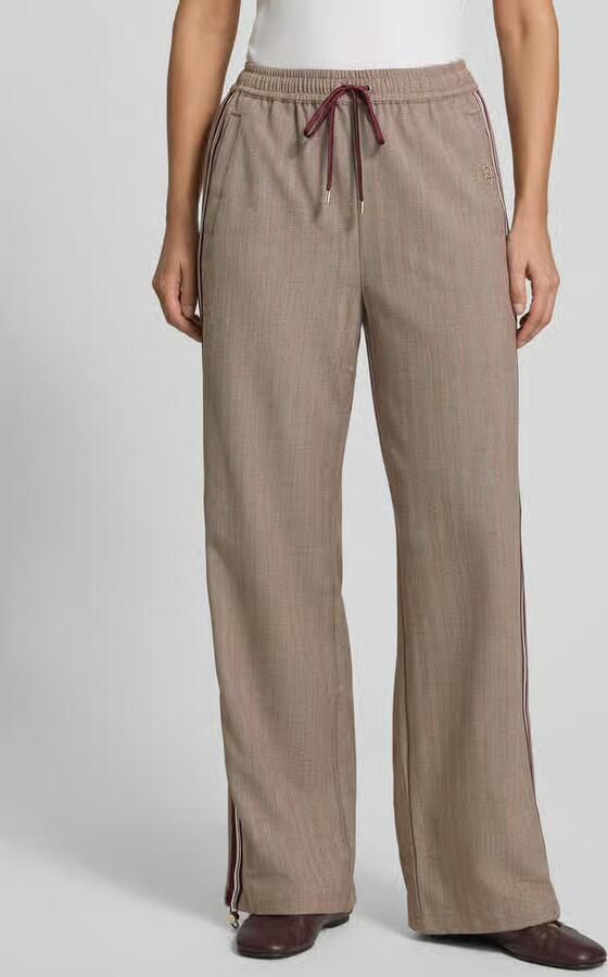 Liu Jo Sport wide fit broek met viscose - Foto 2