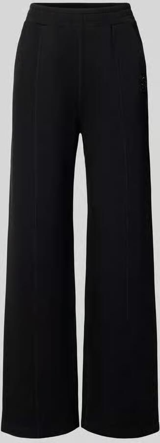 Liu Jo Sport Wide fit broek van viscosemix met elastische band