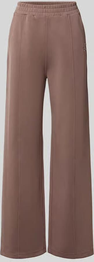 Liu Jo Sport Wide fit broek van viscosemix met elastische band