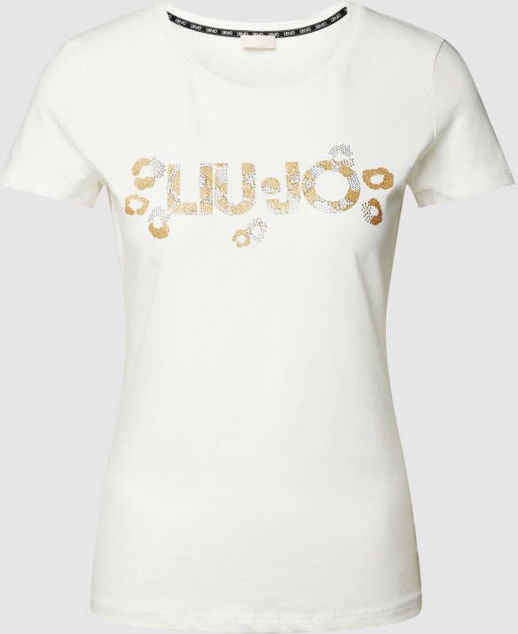 LIU JO SPORT T-shirt met labelprint