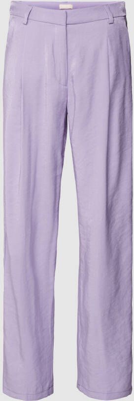 Liu Jo White Broek met bandplooi