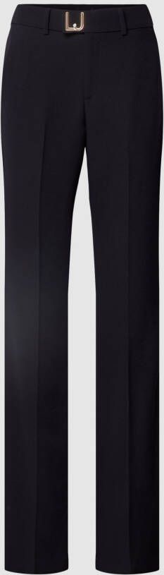 Liu Jo White Broek met labeldetail