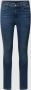 Liu Jo Slim-Fit Blauwe Jeans met Branding en Stenen Blauw Dames - Thumbnail 1