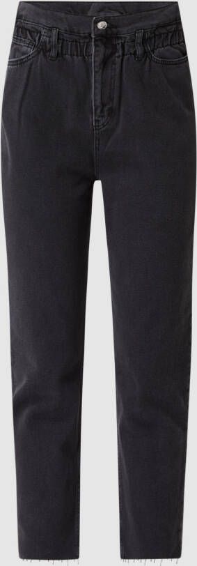Liu Jo White Korte high waist jeans met steekzakken