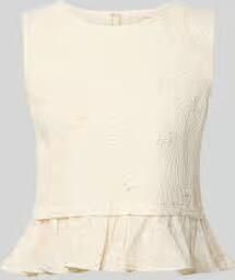 Liu Jo White Blousetop van katoen met stitchings