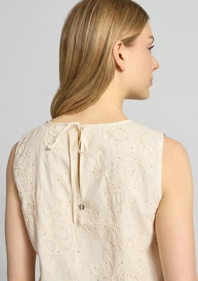 Liu Jo White Blousetop van katoen met stitchings