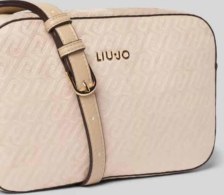 Liu Jo White Camera-etui met logo-applicatie model 'Manhattan'