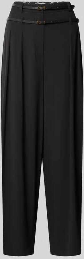 Liu Jo White flared fit broek met viscose model 'FLANELLA'