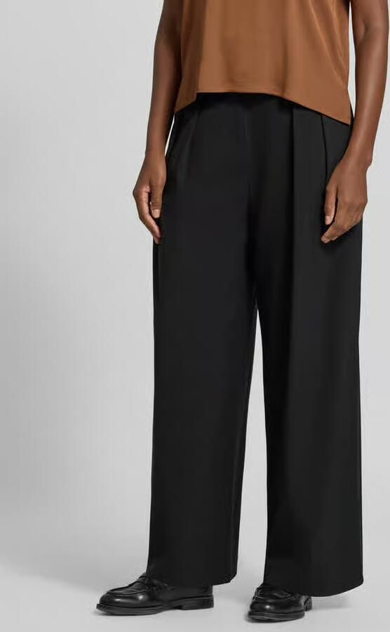 Liu Jo White flared fit broek met viscose model 'FLANELLA' - Foto 3