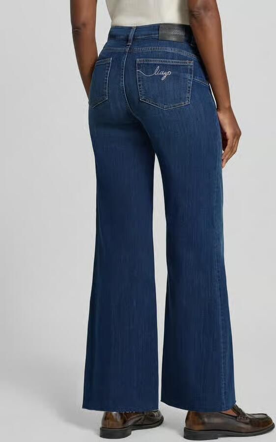 Liu Jo White flared fit jeans van elastische katoenmix - Foto 3