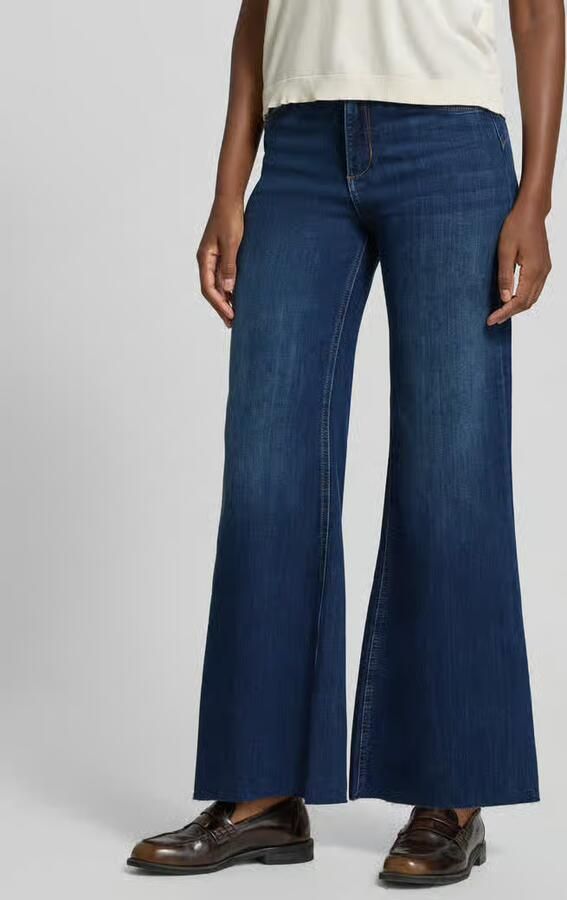 Liu Jo White flared fit jeans van elastische katoenmix - Foto 2